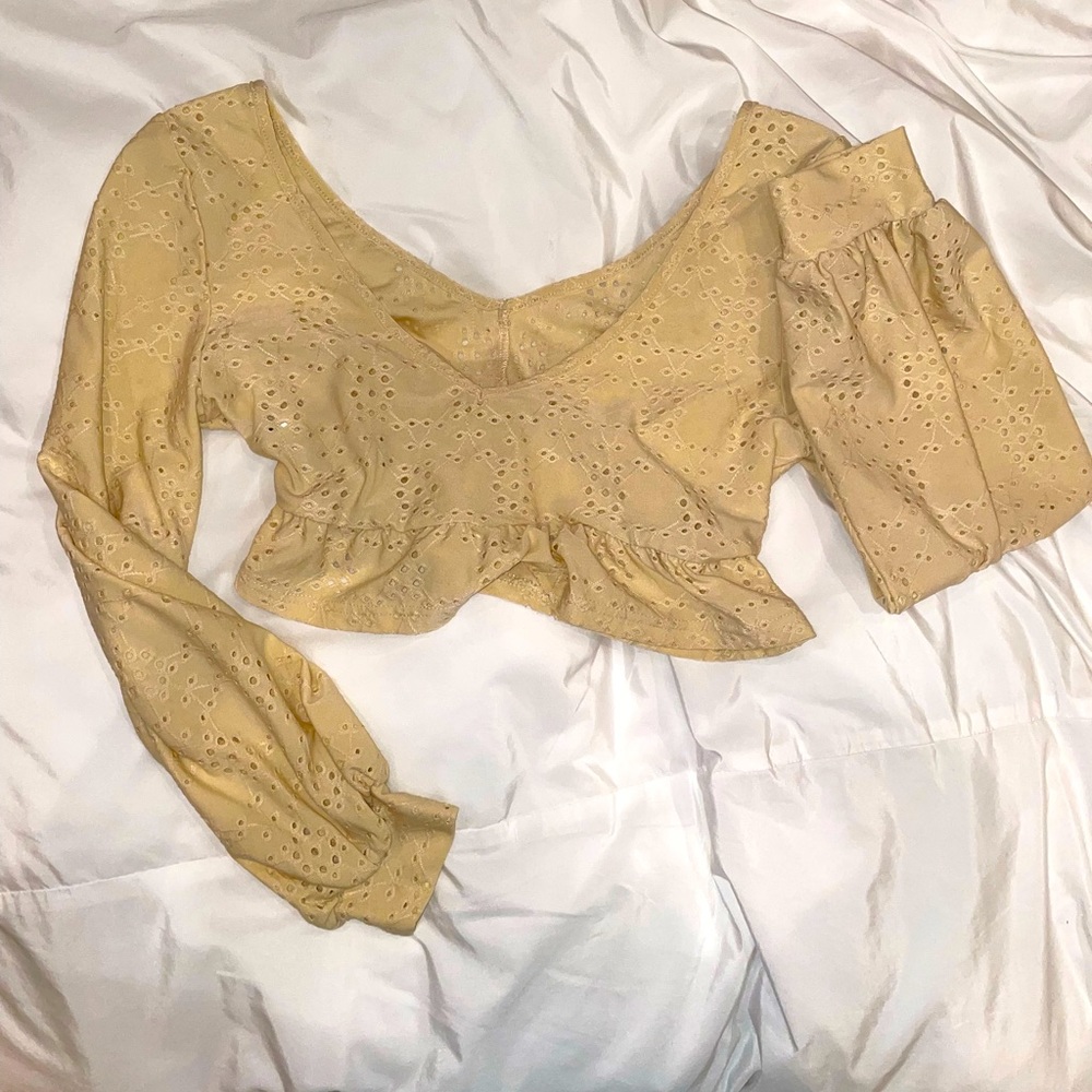 Zaful Yellow Blouse